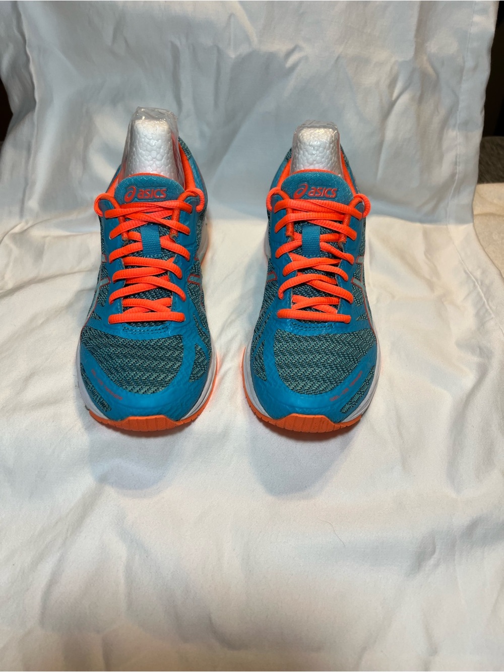 ASICS Blue and Orange Women's Running Sneakers size 8
